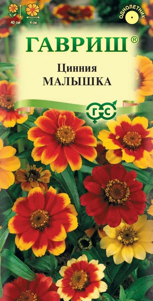 Цинния Малышка, 0,3 г 