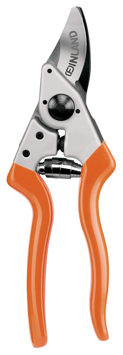 Секатор Finland кованный профессиональный с обрезиненными ручками, укороченный, арт. 1718