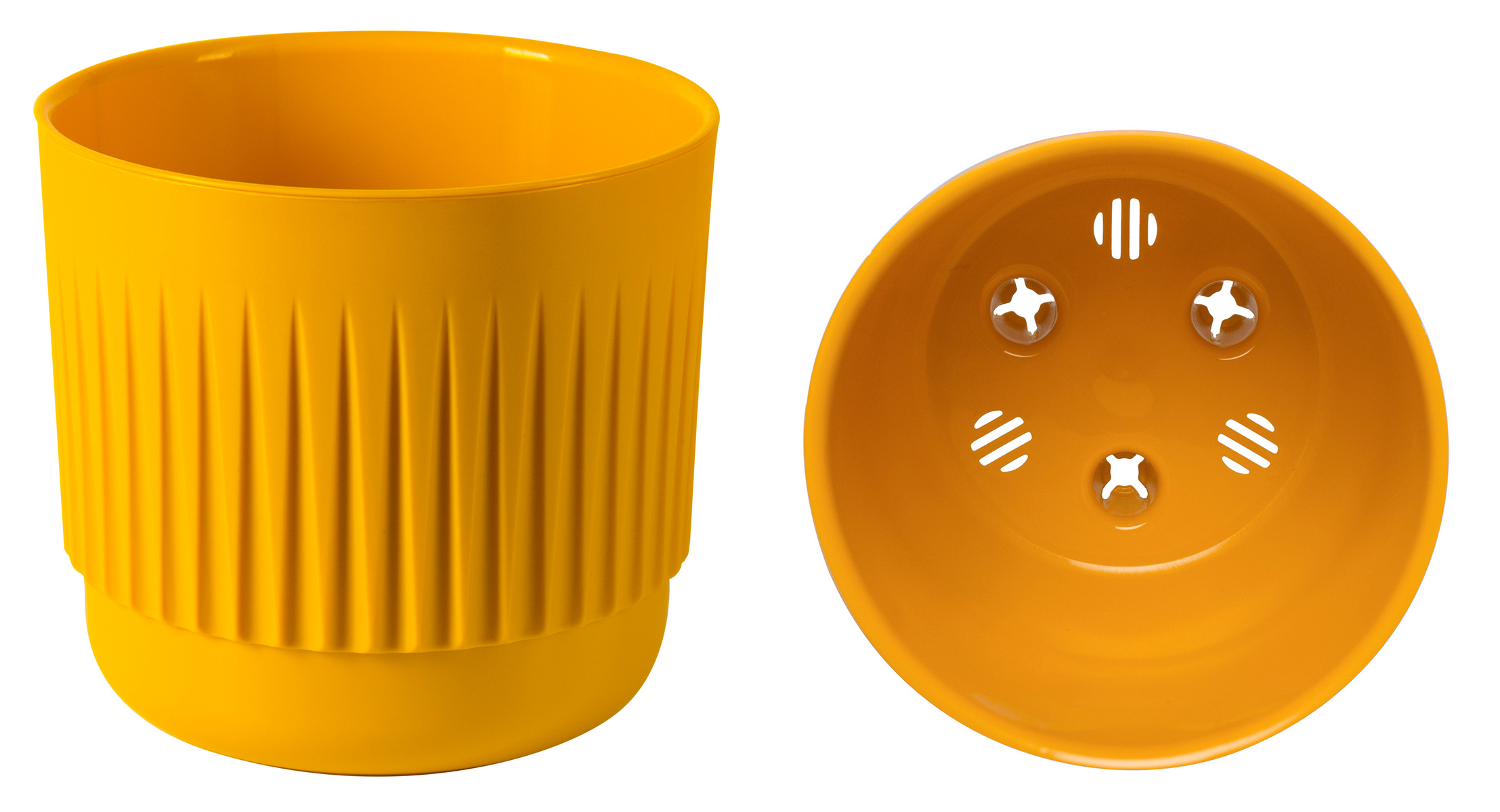 Горшок Бета с вкладышем, 1,4 л, медовый