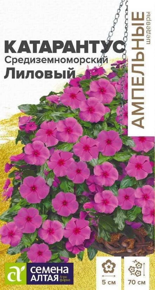 Катарантус Лиловый 7 шт. Ампельные Шедевры.