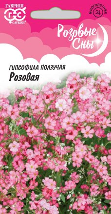 Гипсофила ползучая Розовая, 0,1 г. Розовые сны.