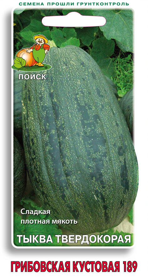 Тыква твердокорая Грибовская Кустовая 189, 10 шт.