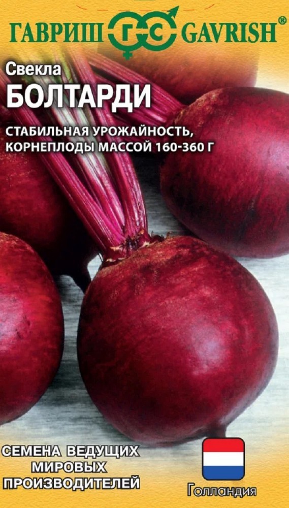 Свекла Болтарди, 1 г. Голландия.