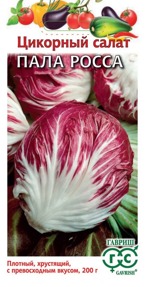 Салат цикорный Палла Росса, 0,1 г
