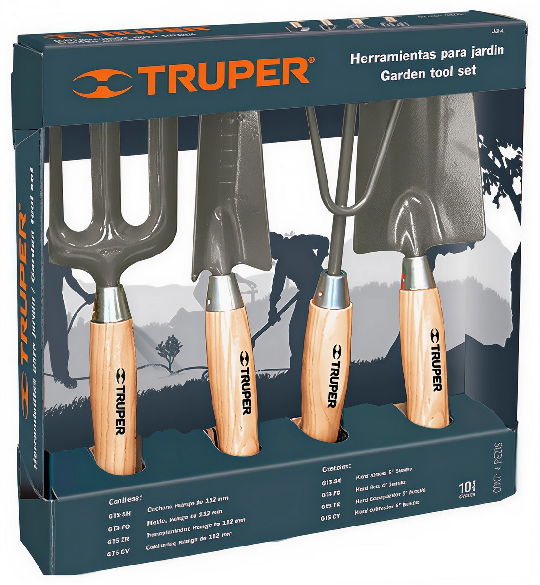 Набор садового инструмента Truper 4 предмета, арт. 15030