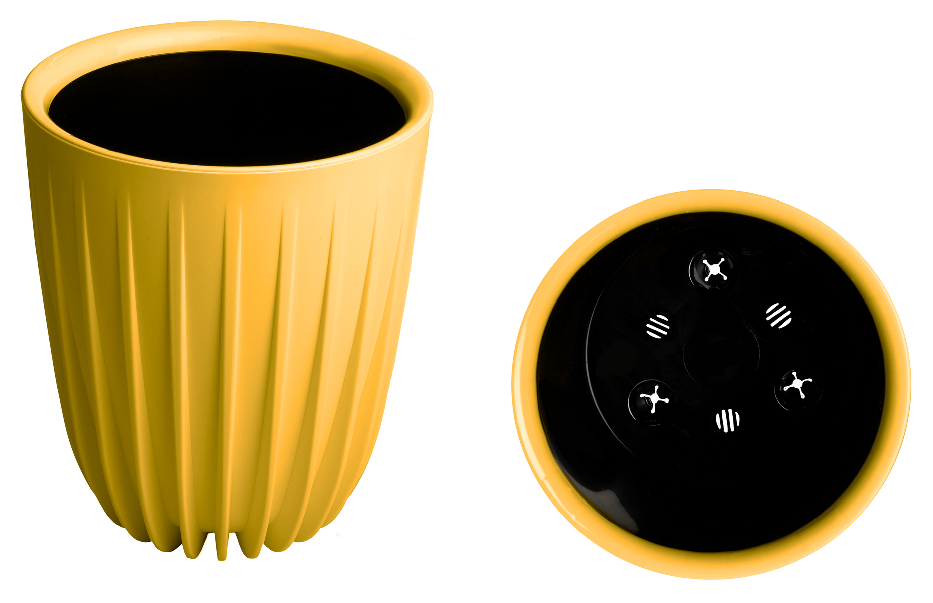 Горшок Сигма со вставкой, 3,3 л, медовый