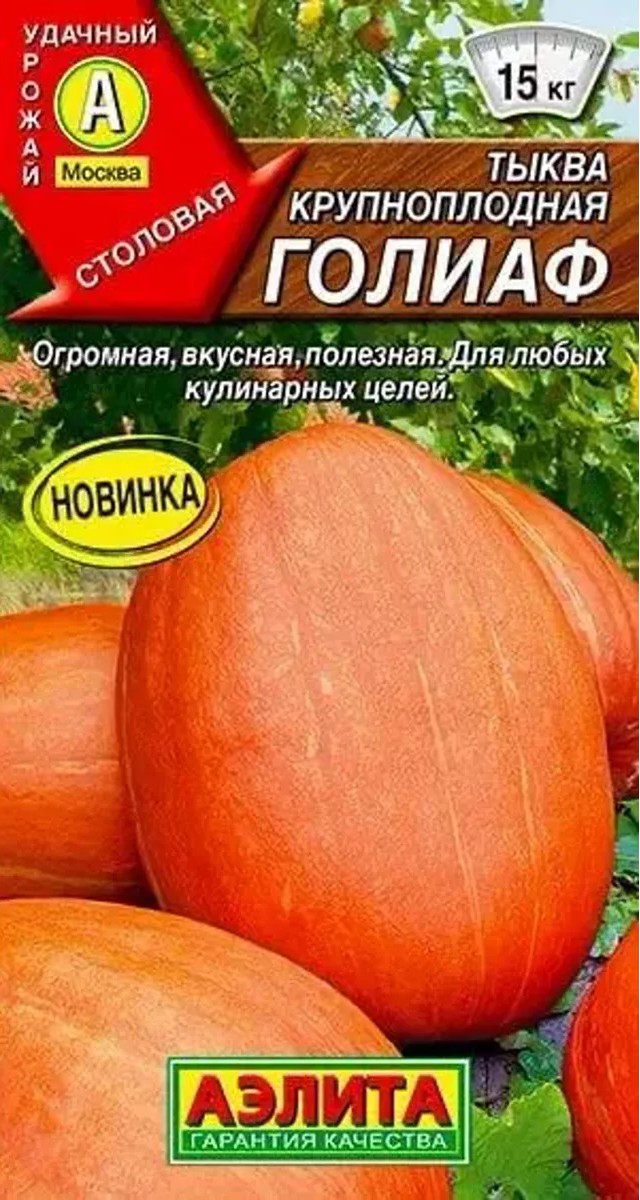 Тыква крупноплодная Голиаф, 1 г
