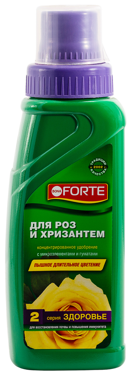 Bona Forte ЖКУ для роз и хризантем №2 Здоровье, 285 мл