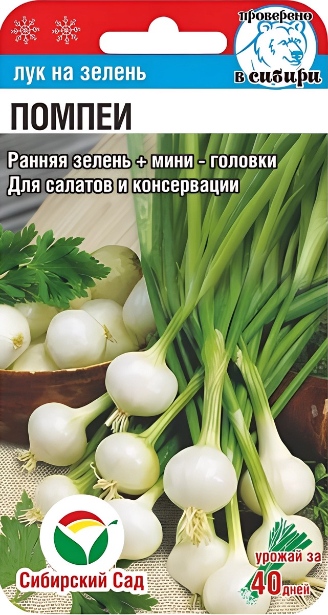 Лук на зелень Помпеи, 0,5 г 