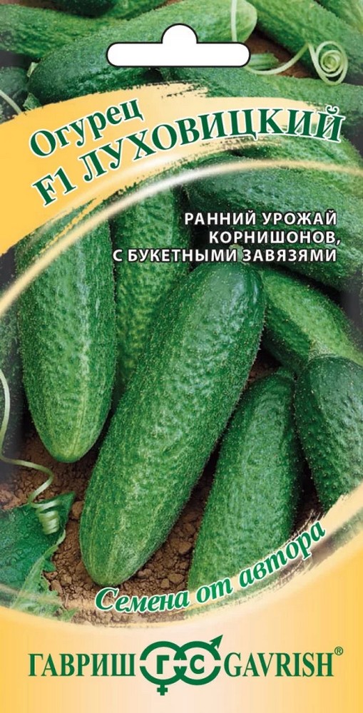 Огурец Луховицкий F1, 10 шт. Авторские семена.
