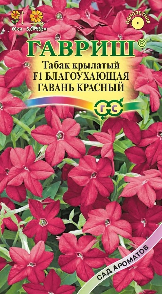 Табак душистый F1 Благоухающая гавань красный, 4 шт. Сад ароматов.