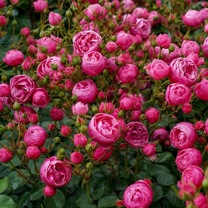 Роза Кордес флорибунда Помпонелла