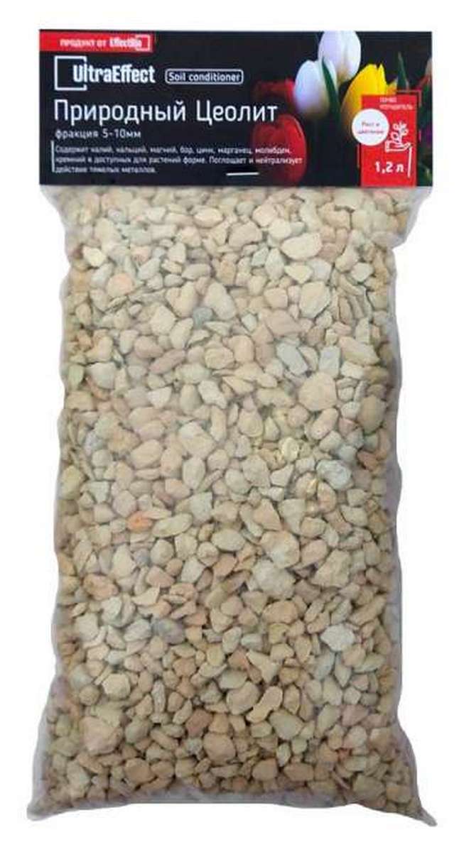 Цеолит природный 5-10 мм, 1,2 л EffectBio