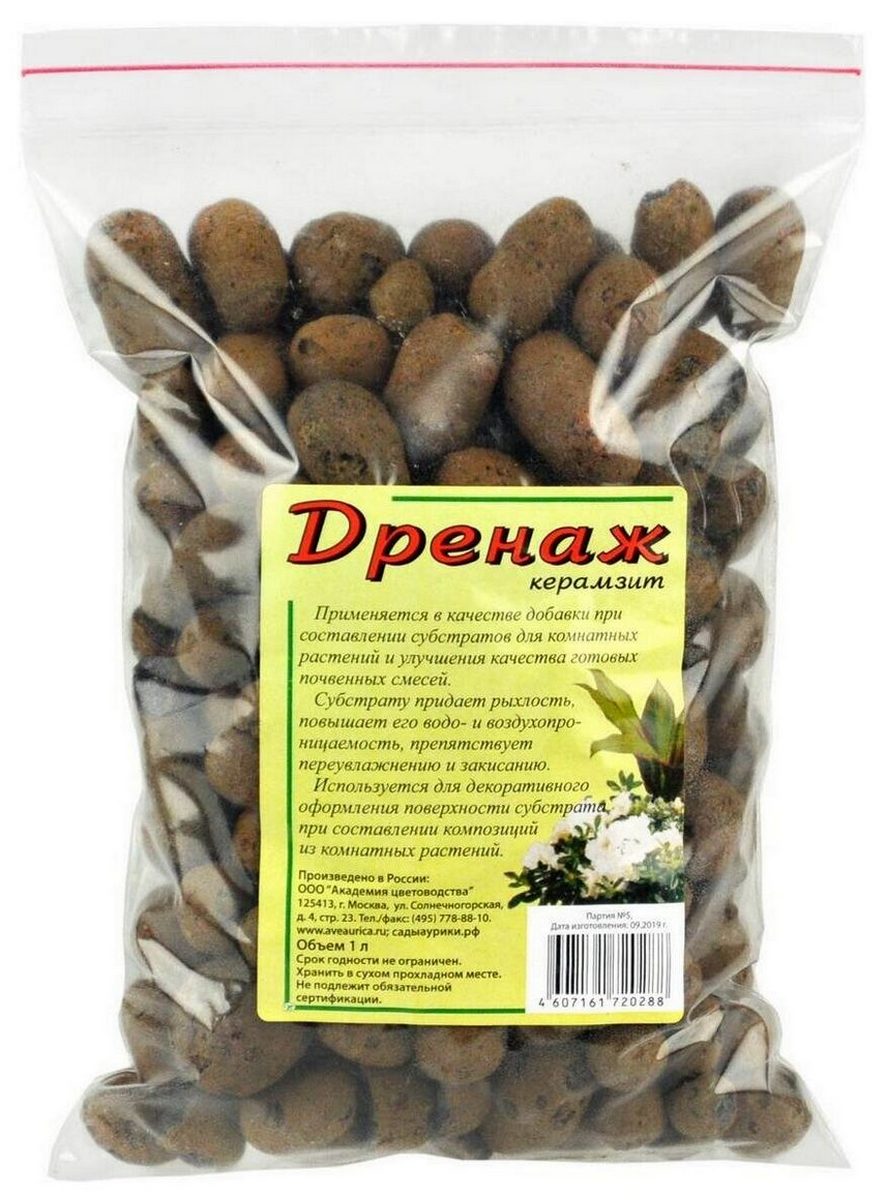 Дренаж Керамзит, 1 л               