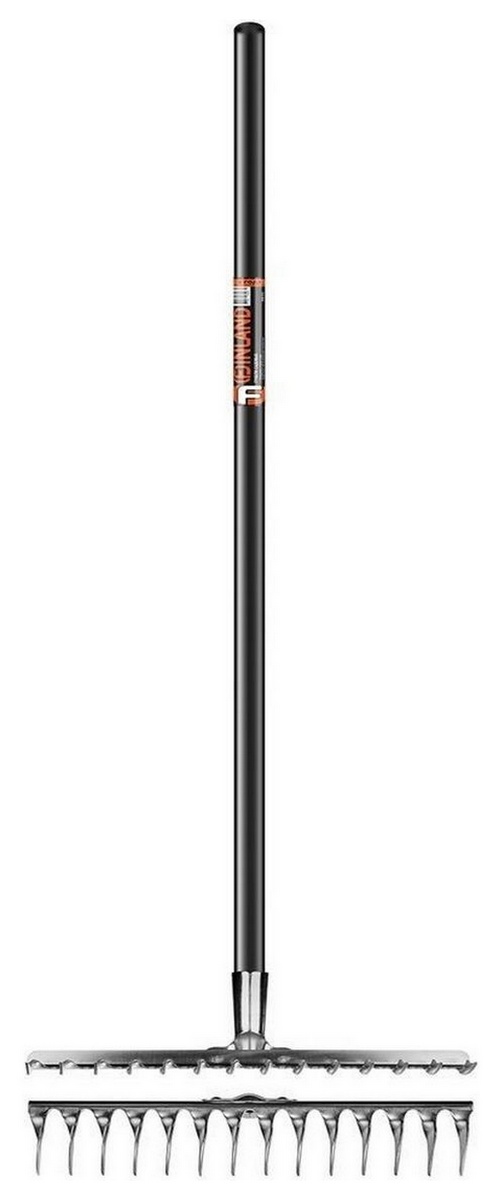 Грабли Finland с черным черенком, 14 зубьев, арт. 1705