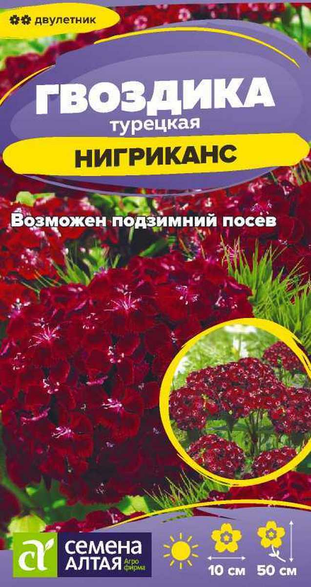 Гвоздика турецкая Нигриканс, 0,05 г