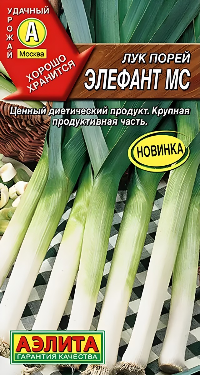 Лук порей Элефант МС, 0,5 г 