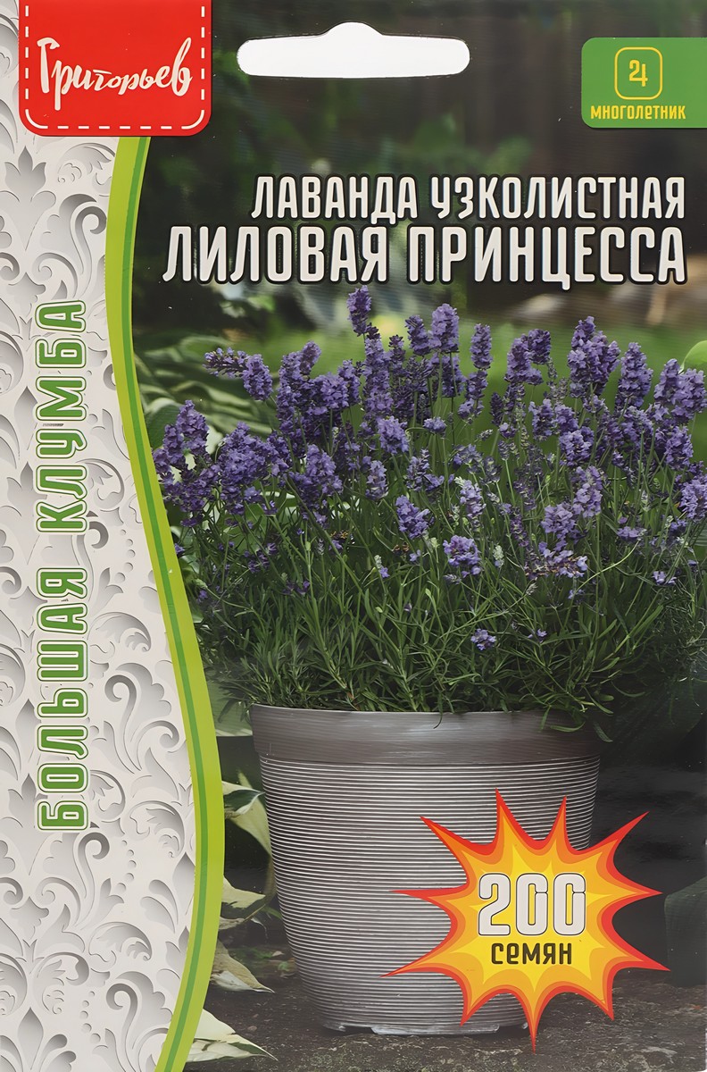 Лаванда Лиловая Принцесса узколистная, 200 шт.