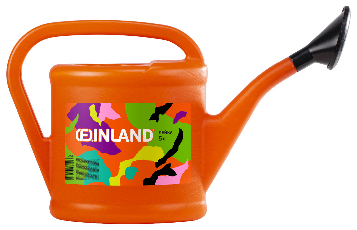 Лейка Finland (Финляндия) оранжевая 5 л, арт. 2053