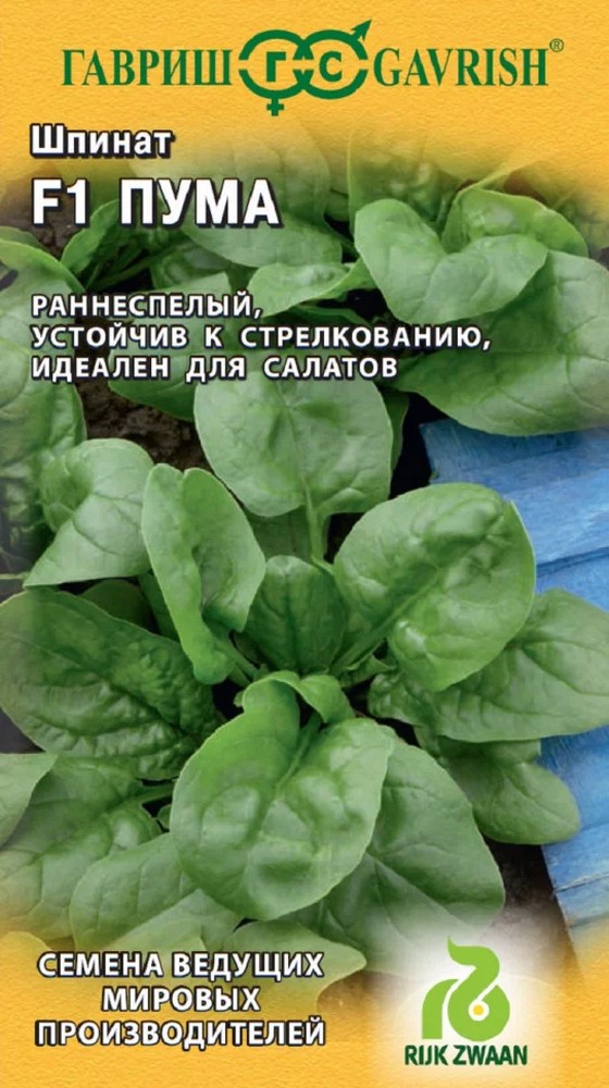 Шпинат Пума F1 1 г. Голландия.