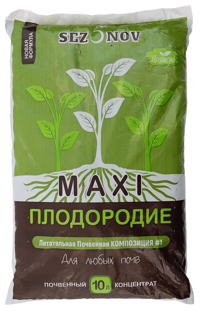 Почвенный концентрат MAXI (Макси) плодородие для растений, 10 л