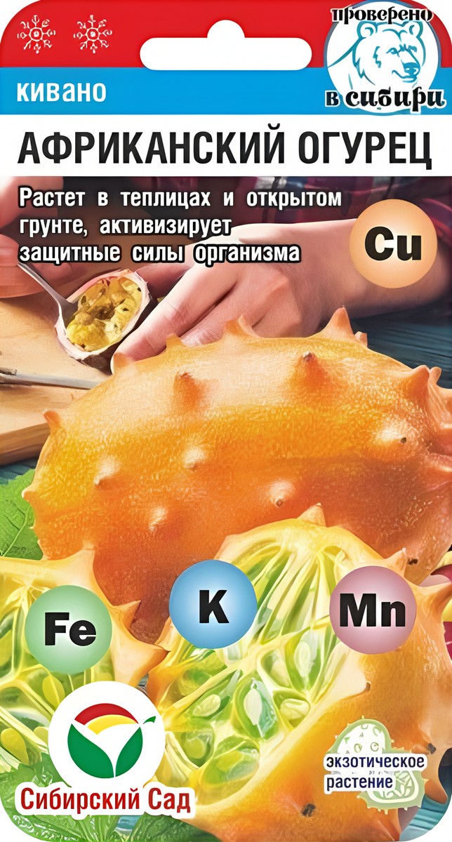 Огурец Кивано Африканский, 4 шт.