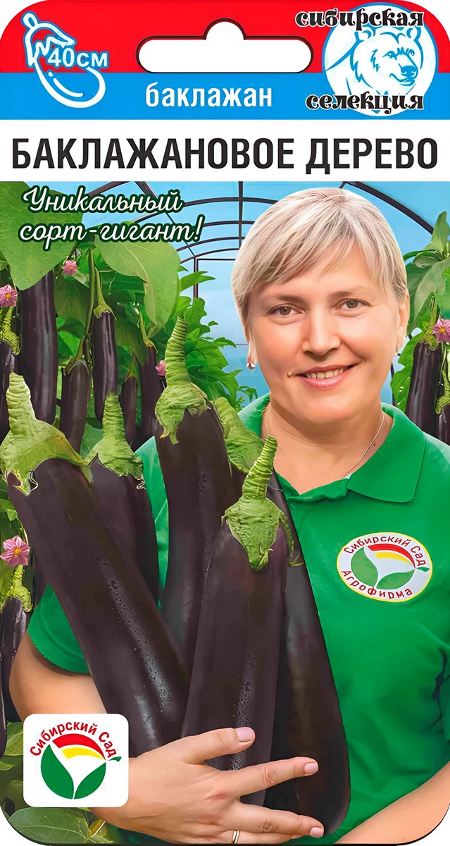Баклажан Баклажановое дерево, 15 шт.