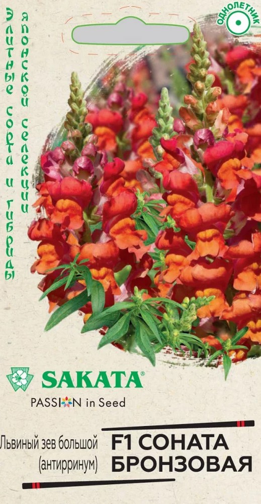 Антирринум Соната, бронзовая F1, 10 шт.