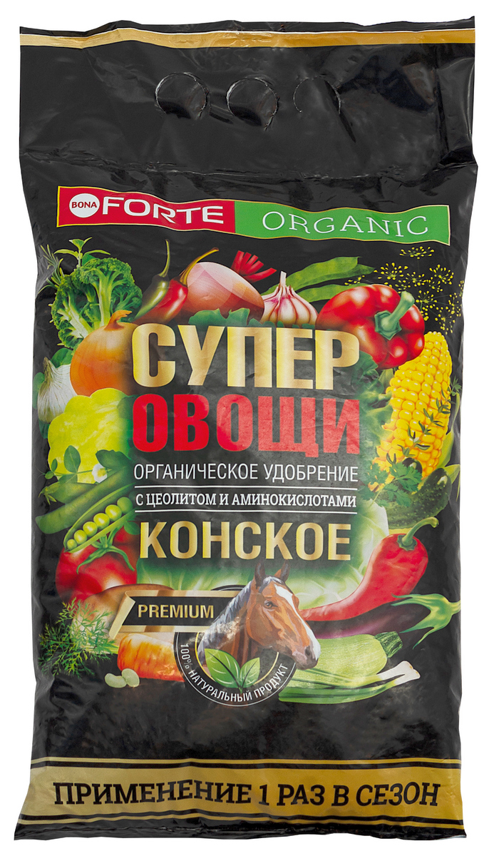 Bona Forte Органическое удобрение Супер Овощи, 2 кг