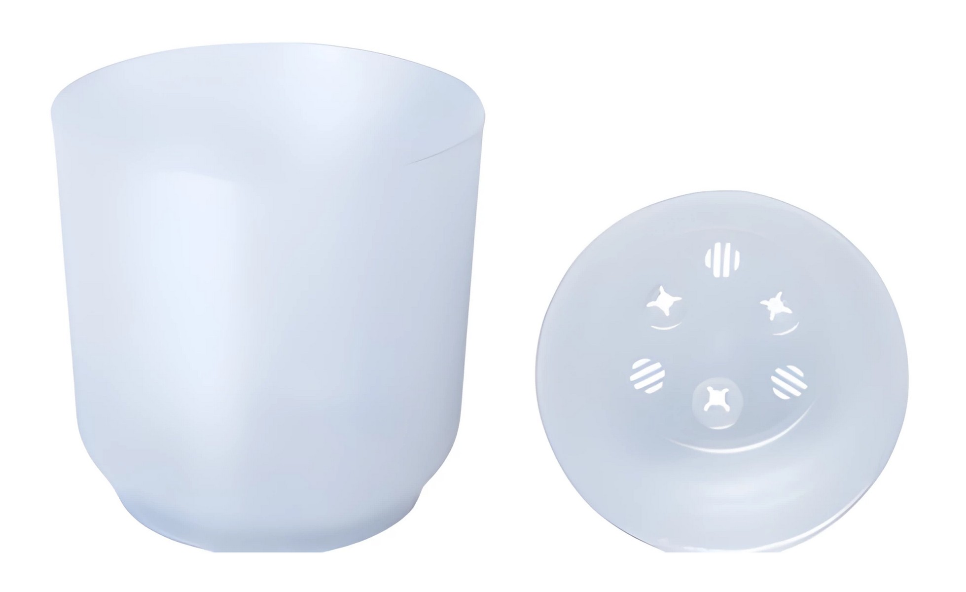 Горшок Дельта с вкладкой, 1,5 л, прозрачный