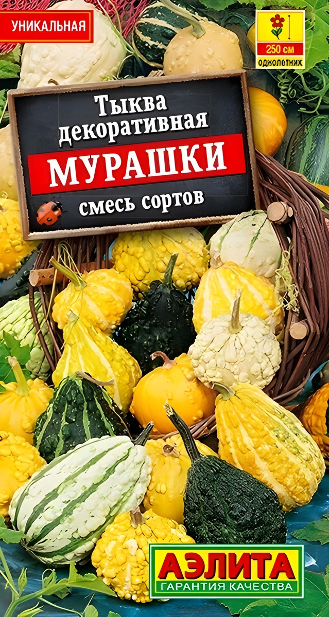 Тыква декоративная Мурашки, смесь сортов, 1 г
