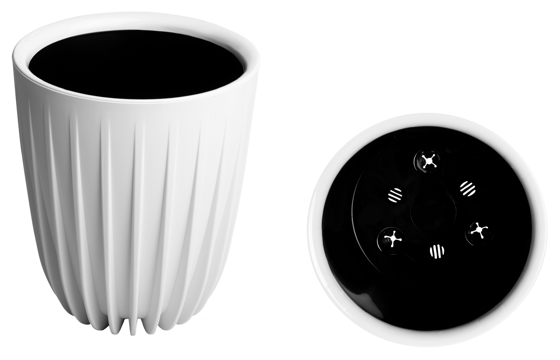 Горшок Сигма со вставкой, 3,3 л, белый