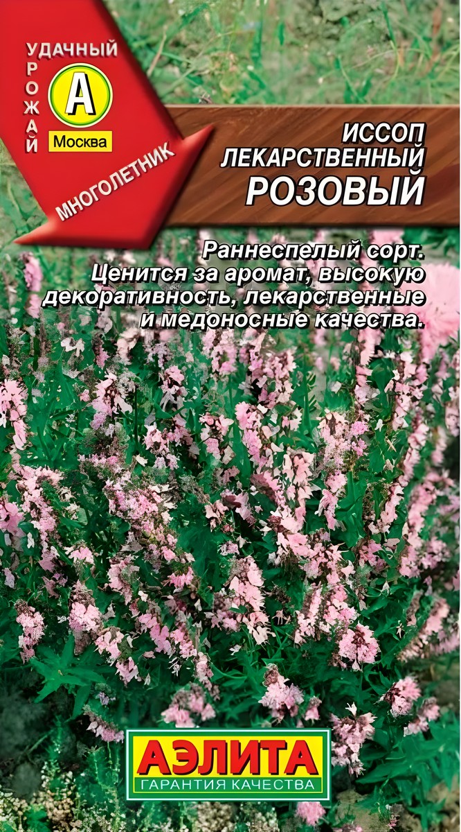 Иссоп лекарственный, розовый, 0,1 г