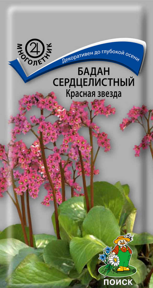 Бадан сердцелистный Красная звезда, 0,01 г