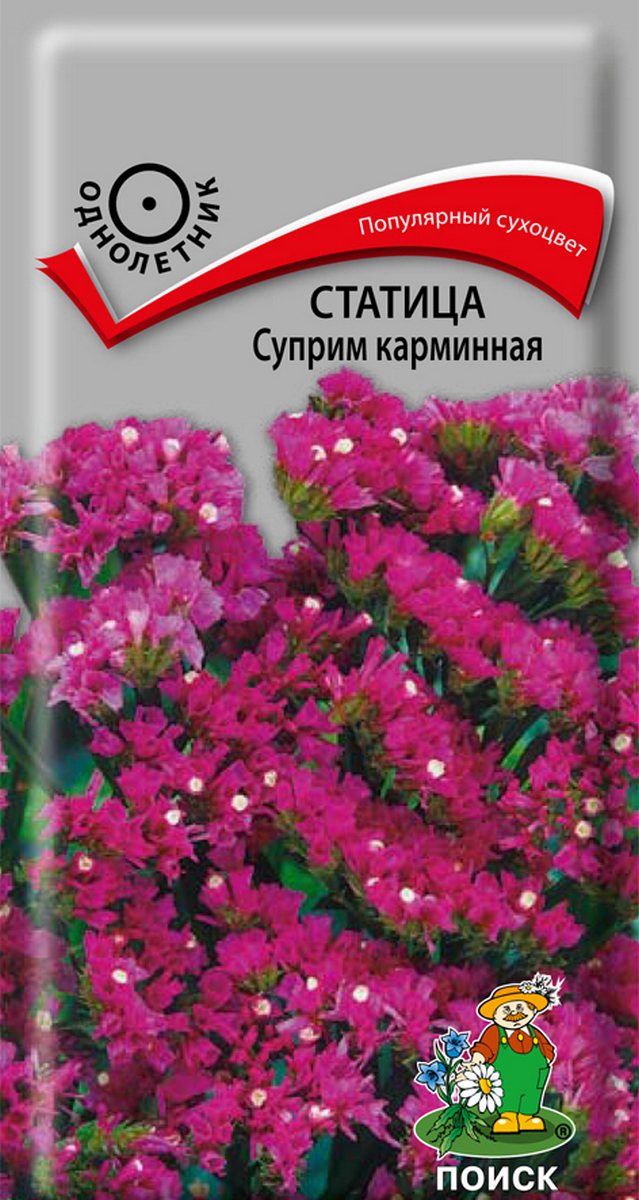 Статица Суприм карминная, 10 шт.