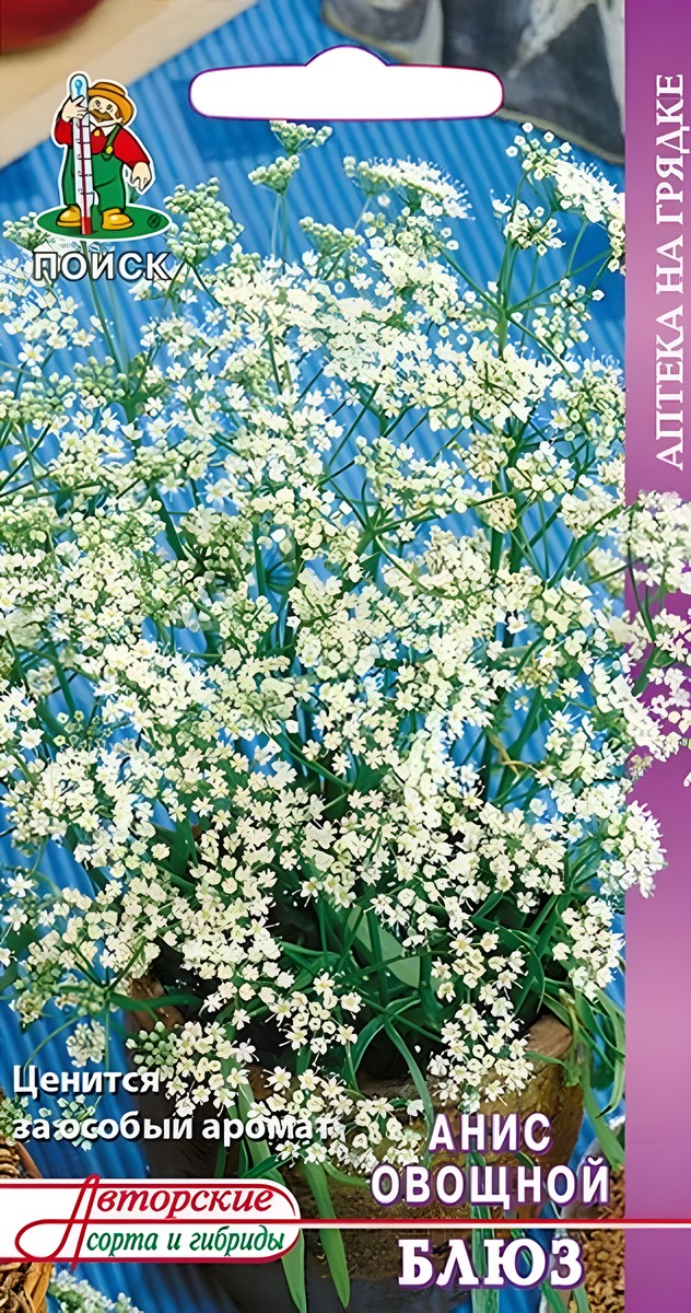 Анис овощной Блюз, 0,5 г. Аптека на грядке.