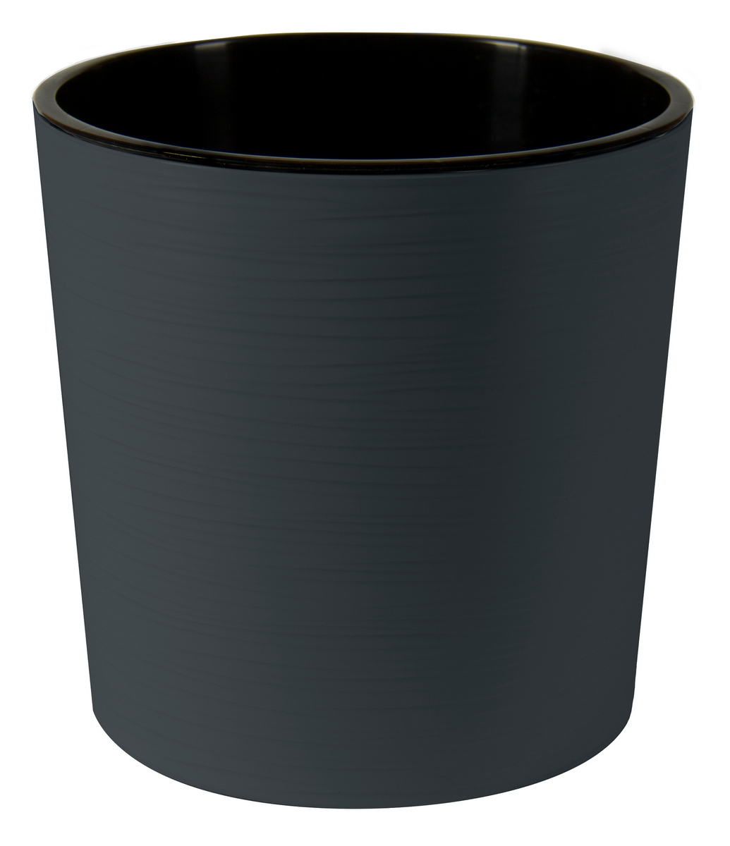 Горшок Вега с вкладкой, 5,2 л, антрацит