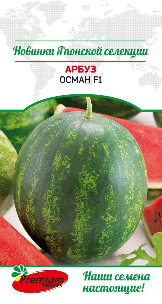Арбуз Осман F1, 5 шт. 