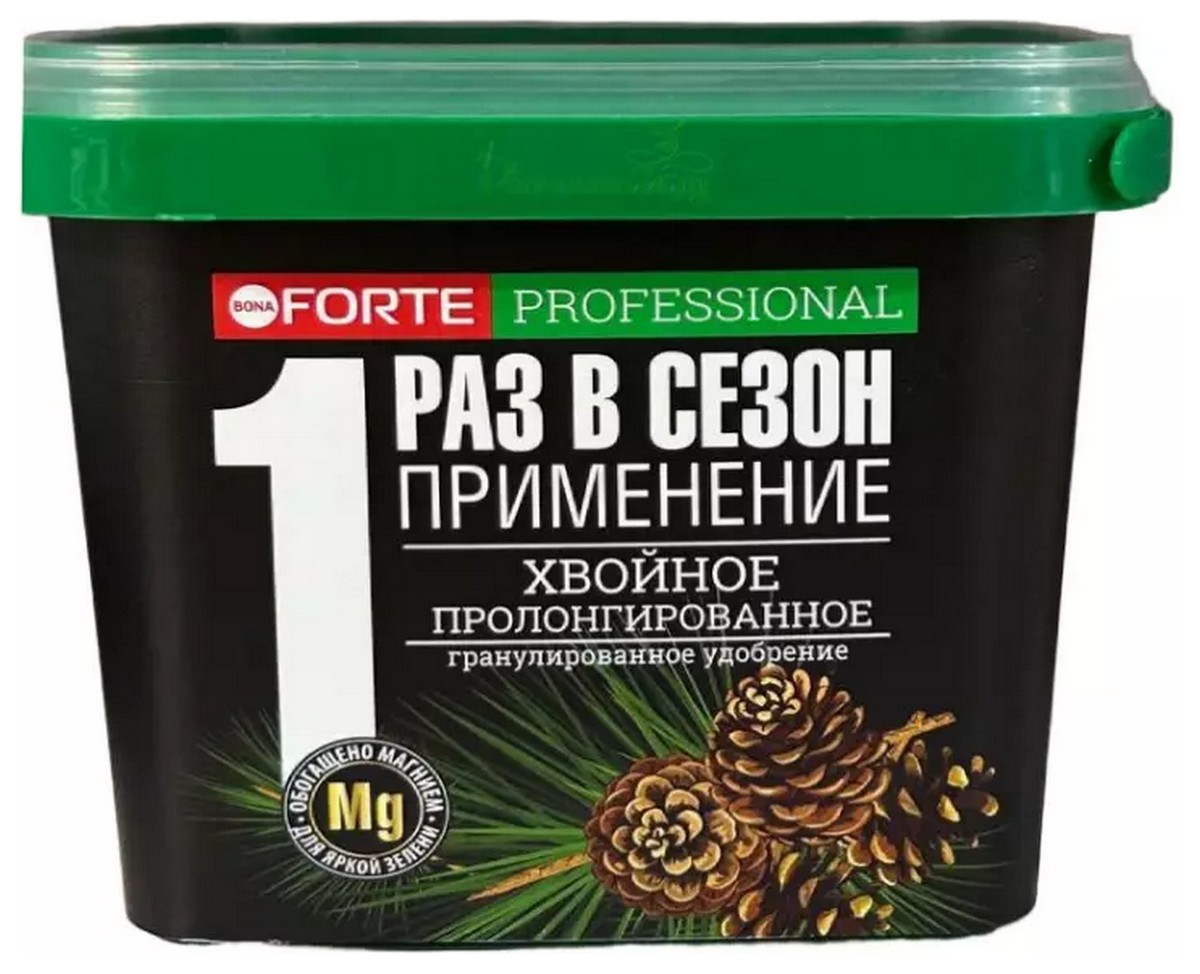 Bona Forte Удобрение хвойное с биодоступным кремнием, гранул., 1 л