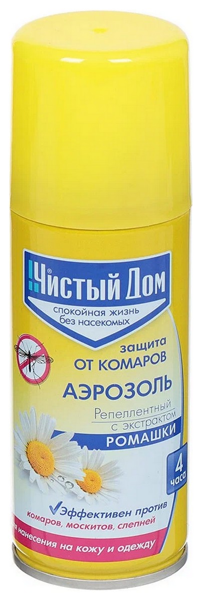 Аэрозоль от комаров с экстрактом ромашки, 100 мл