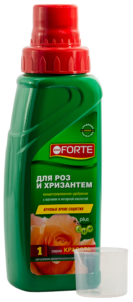 Bona Forte ЖКУ для роз и хризантем №1 Красота, 285 мл