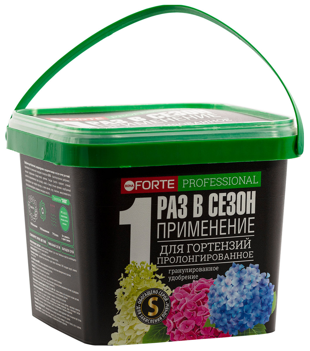 Bona Forte (Бона Форте) для гортензий  с биодоступным кремнием, гранул., 1 л