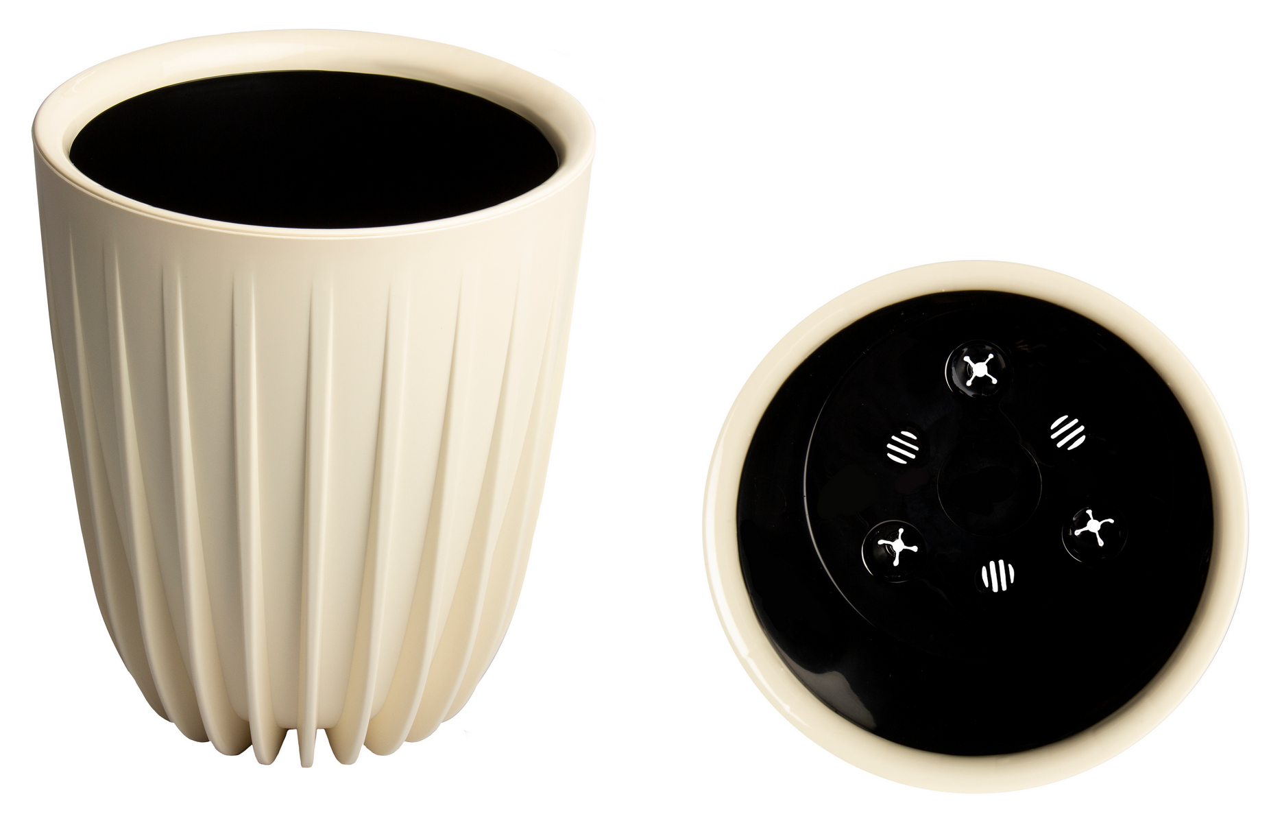 Горшок Сигма со вставкой, 3,3 л, ваниль