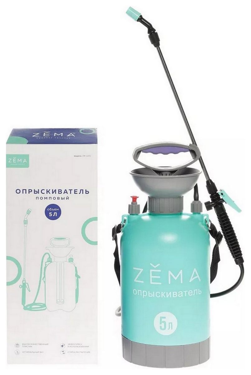 Опрыскиватель помповый ZEMA, 5 л
