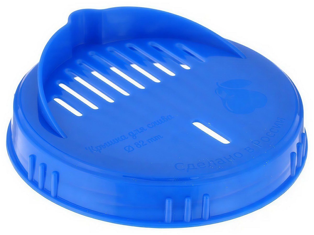 Крышка полиэтилен для слива винтовая "Крышка ТО-82", d-82   