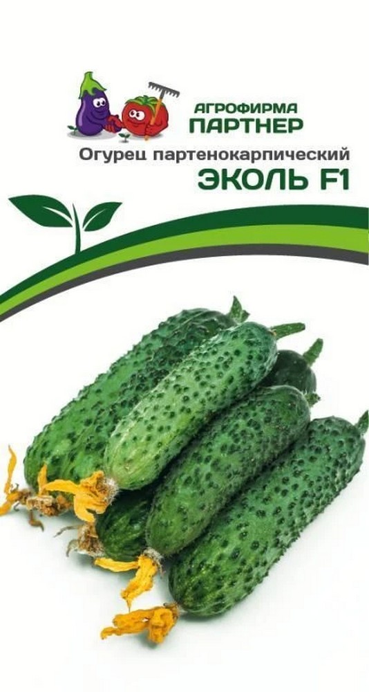 Огурец Эколь F1, 5 шт. Агрофирма Партнер.