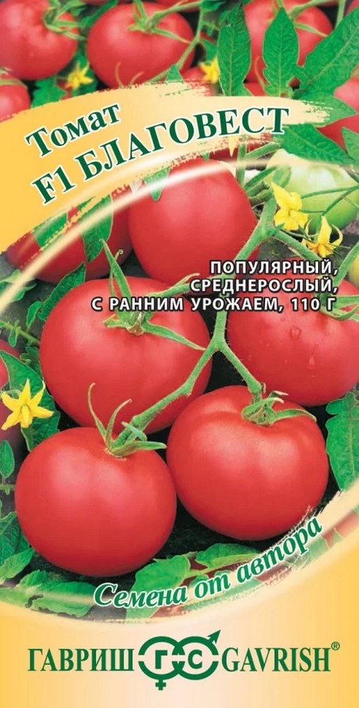 Томат Благовест F1, 12 шт. Авторские семена.