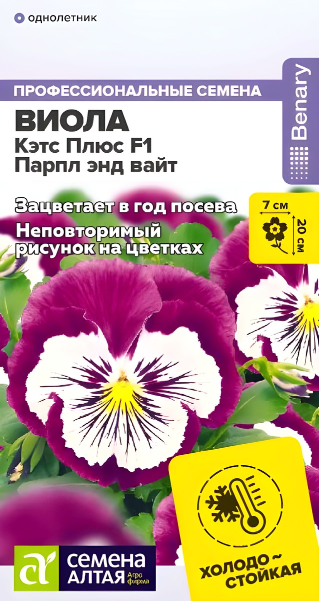 Виола Кэтс Плюс F1, Парпл энд Вайт, 4 шт. 