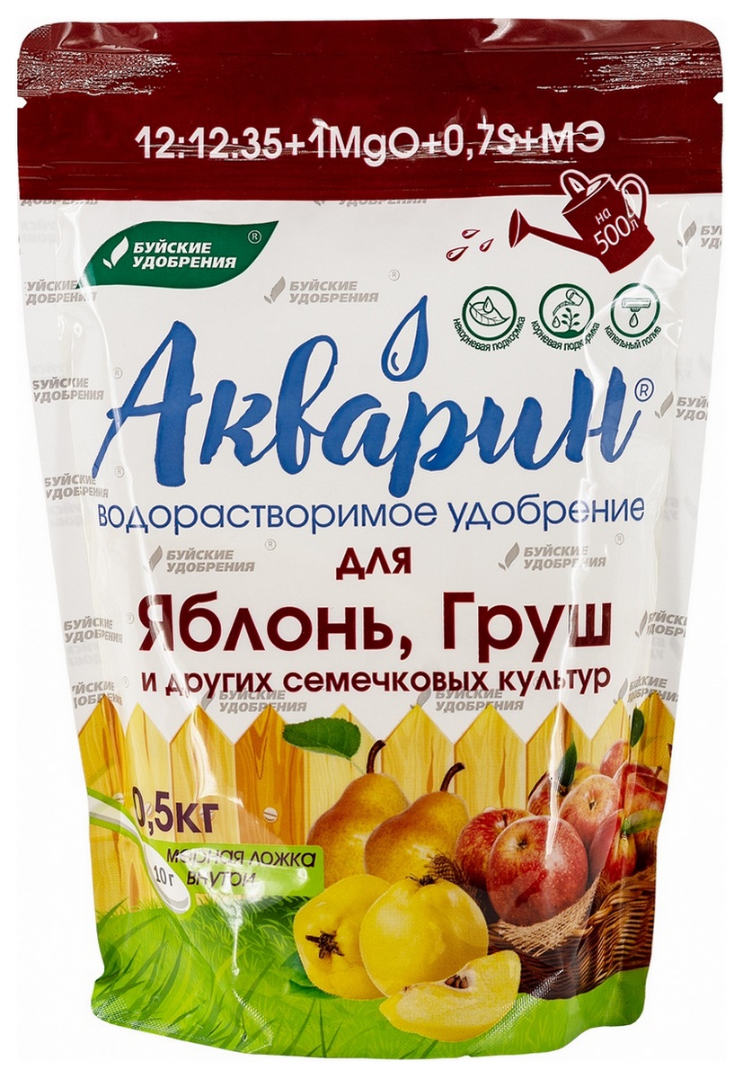 Акварин Для яблонь и груш, 500 г