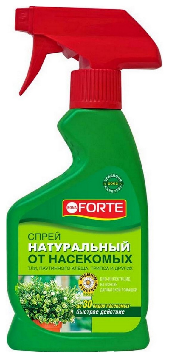 Bona Forte Натуральный спрей от насекомых-вредителей, 250 мл